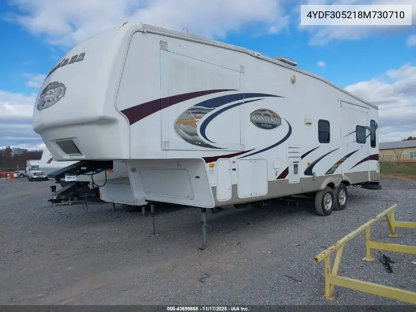 4YDF305218M730710 2008 Keystone 305Rlt