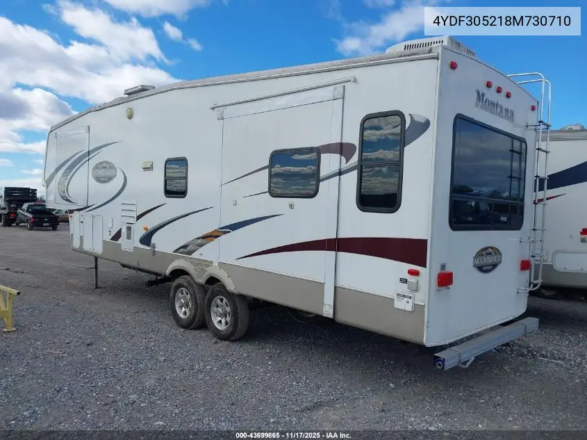 4YDF305218M730710 2008 Keystone 305Rlt