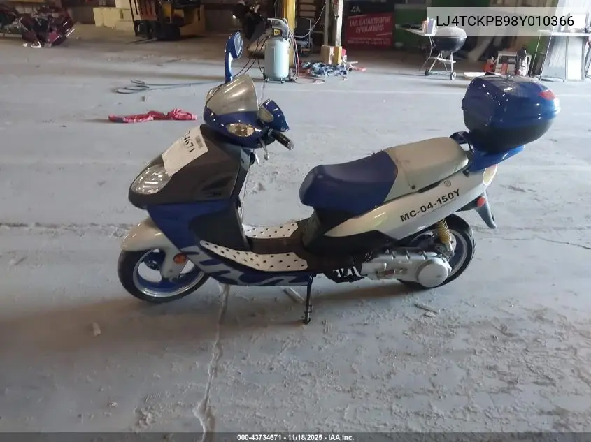 LJ4TCKPB98Y010366 2008 Shanghai Jmstar Motorcycl Jsd50Qt-2/Jsd150T-2/Jds250T-2