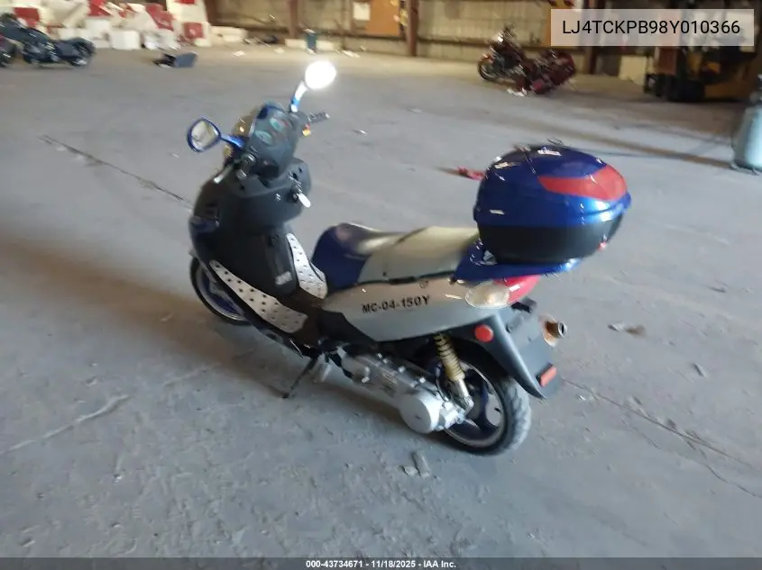 LJ4TCKPB98Y010366 2008 Shanghai Jmstar Motorcycl Jsd50Qt-2/Jsd150T-2/Jds250T-2