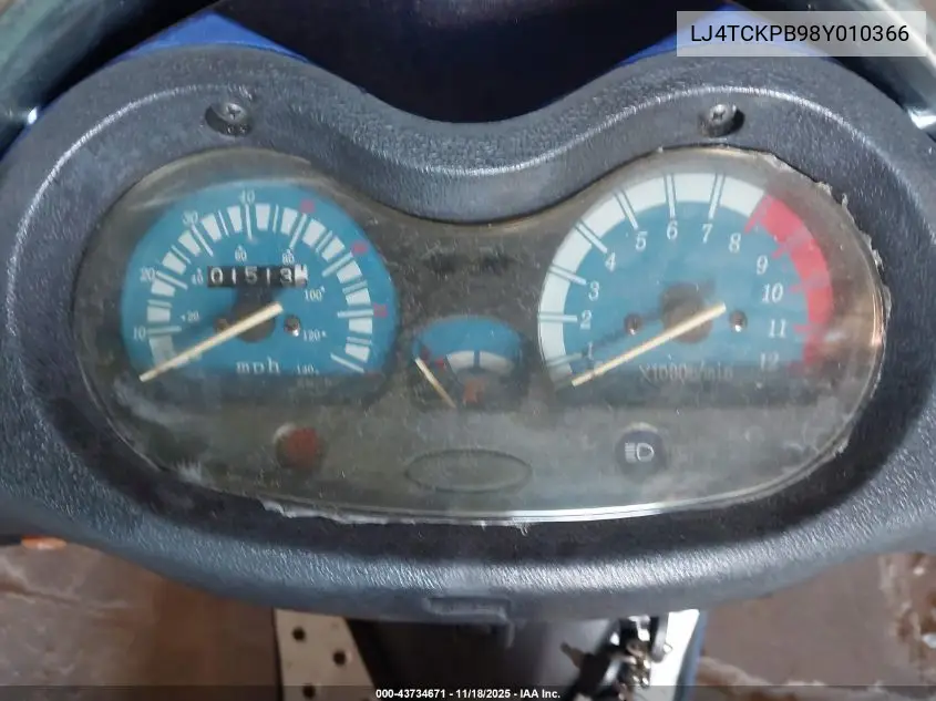 LJ4TCKPB98Y010366 2008 Shanghai Jmstar Motorcycl Jsd50Qt-2/Jsd150T-2/Jds250T-2