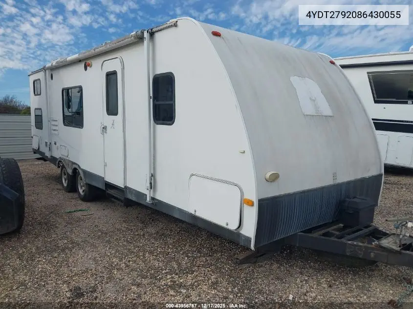 4YDT2792086430055 2008 Freedom Lite Travel Trailer