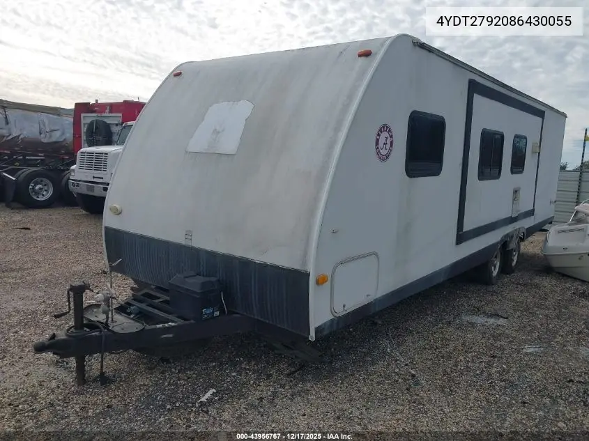 4YDT2792086430055 2008 Freedom Lite Travel Trailer