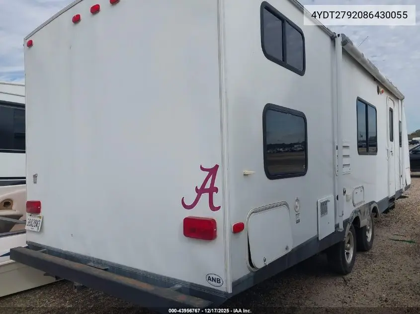 4YDT2792086430055 2008 Freedom Lite Travel Trailer