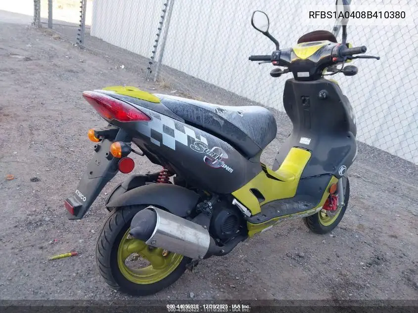 RFBS1A0408B410380 2008 Kymco Usa Inc Super 9 50