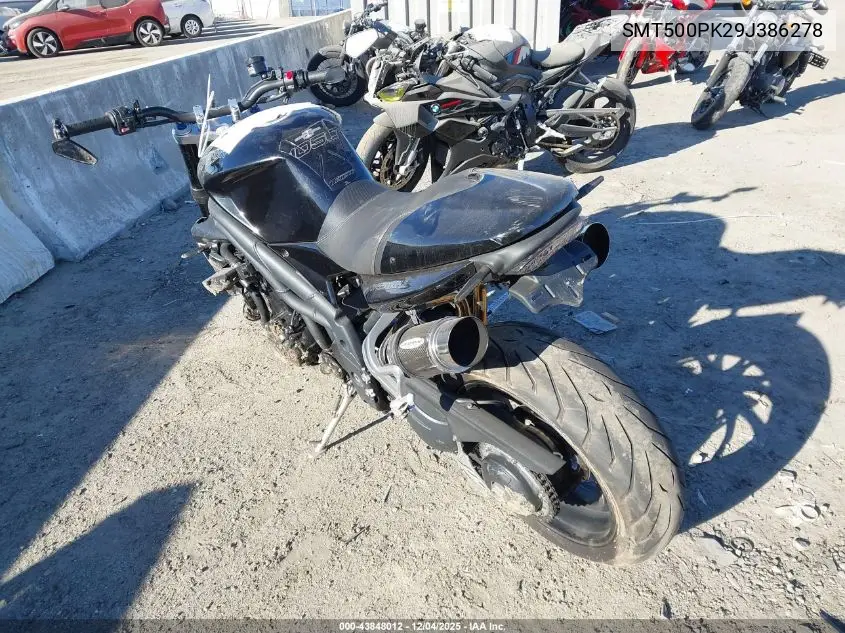 SMT500PK29J386278 2009 Triumph Motorcycle Speed Triple