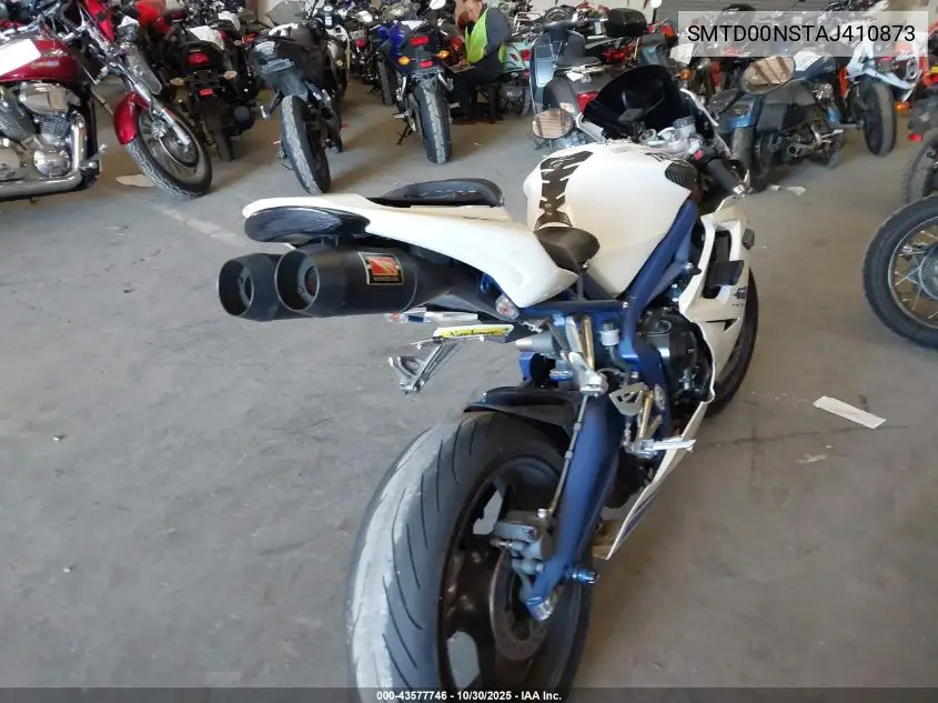 SMTD00NSTAJ410873 2010 Triumph Motorcycle Daytona 675