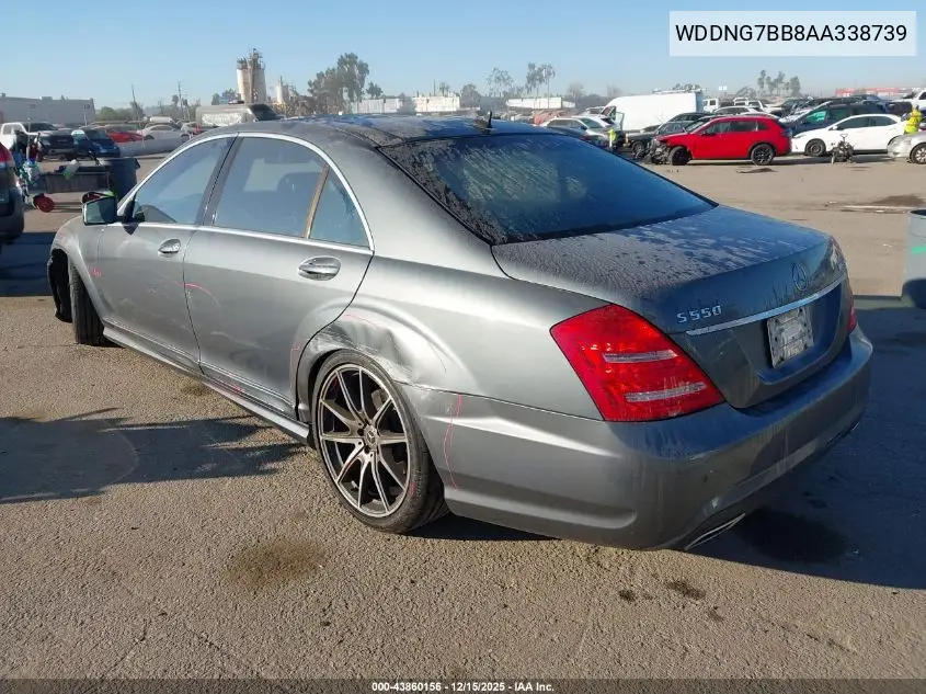 WDDNG7BB8AA338739 2010 Mercedes-Benz S 550