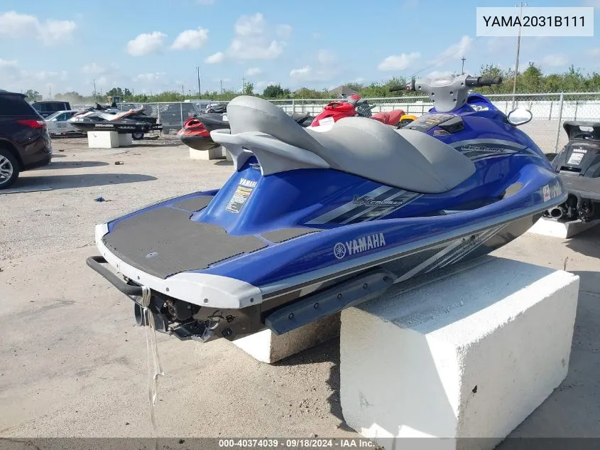 YAMA2031B111 2011 Yamaha Other