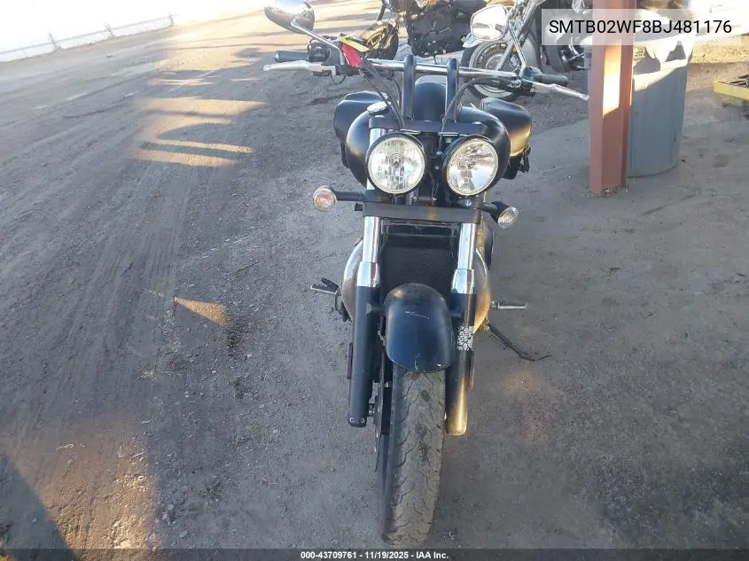 SMTB02WF8BJ481176 2011 Triumph Motorcycle Thunderbird Storm