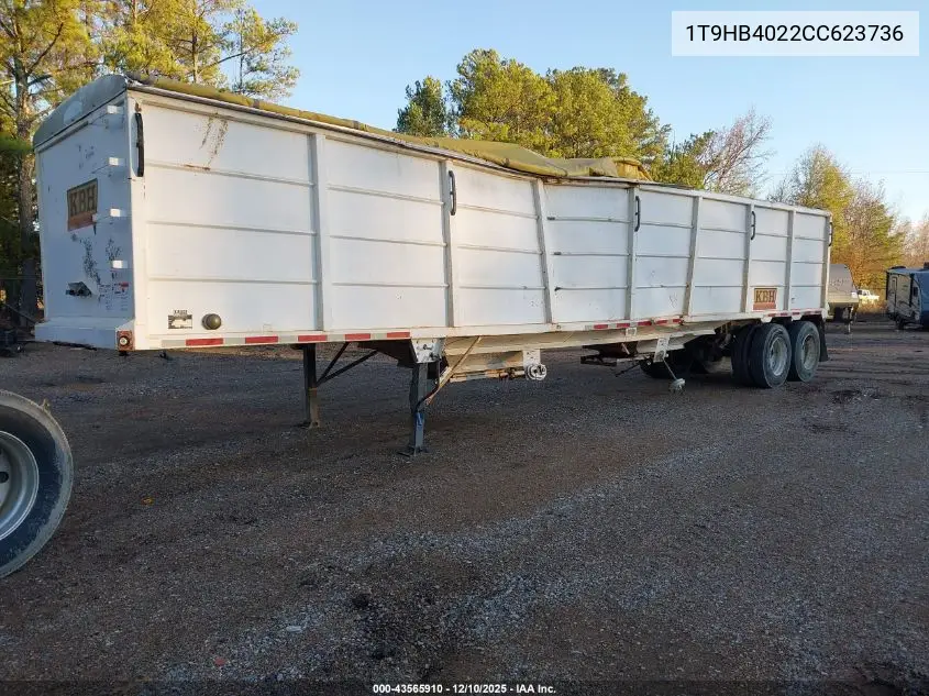 1T9HB4022CC623736 2012 Kbh Trailer