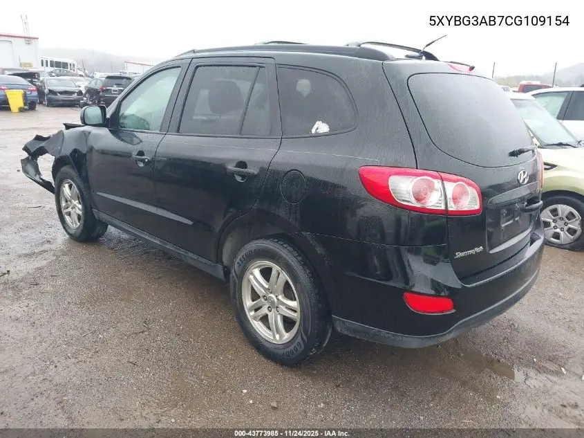 5XYZG3AB7CG109154 2012 Hyundai Santa Fe Gls