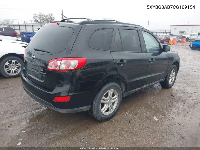 5XYZG3AB7CG109154 2012 Hyundai Santa Fe Gls