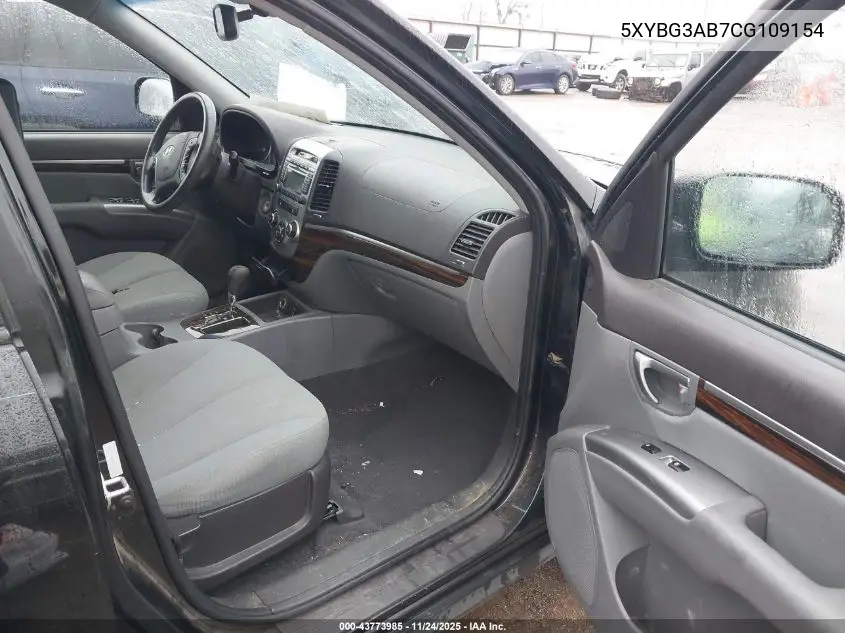 5XYZG3AB7CG109154 2012 Hyundai Santa Fe Gls
