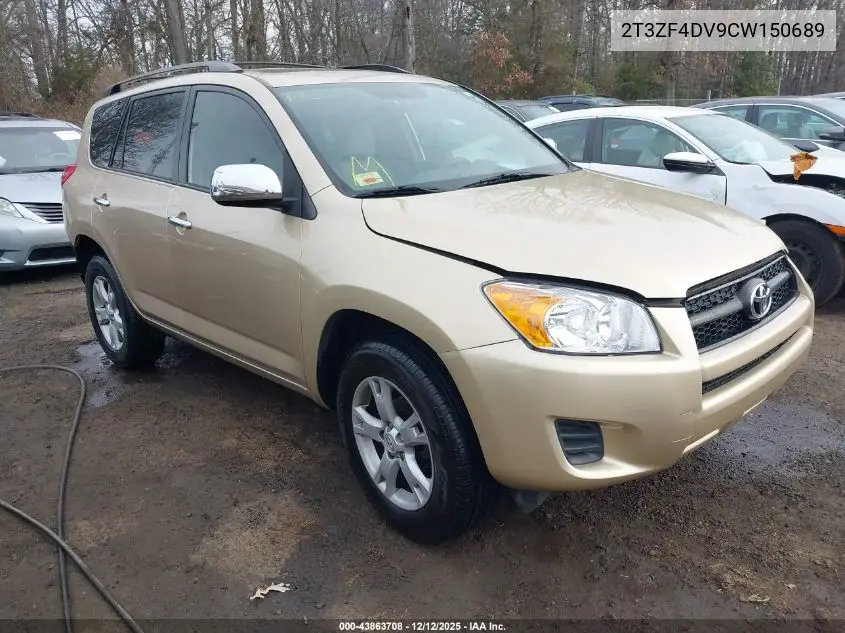 2T3ZF4DV9CW150689 2012 Toyota Rav4