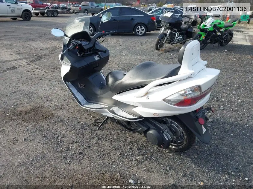L4STHNDB7C2001136 2012 Zhejiang Scooter