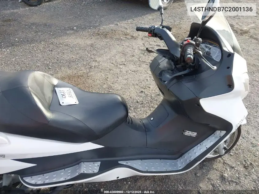 L4STHNDB7C2001136 2012 Zhejiang Scooter