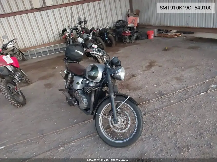 SMT910K19CT549100 2012 Triumph Motorcycle Bonneville T100