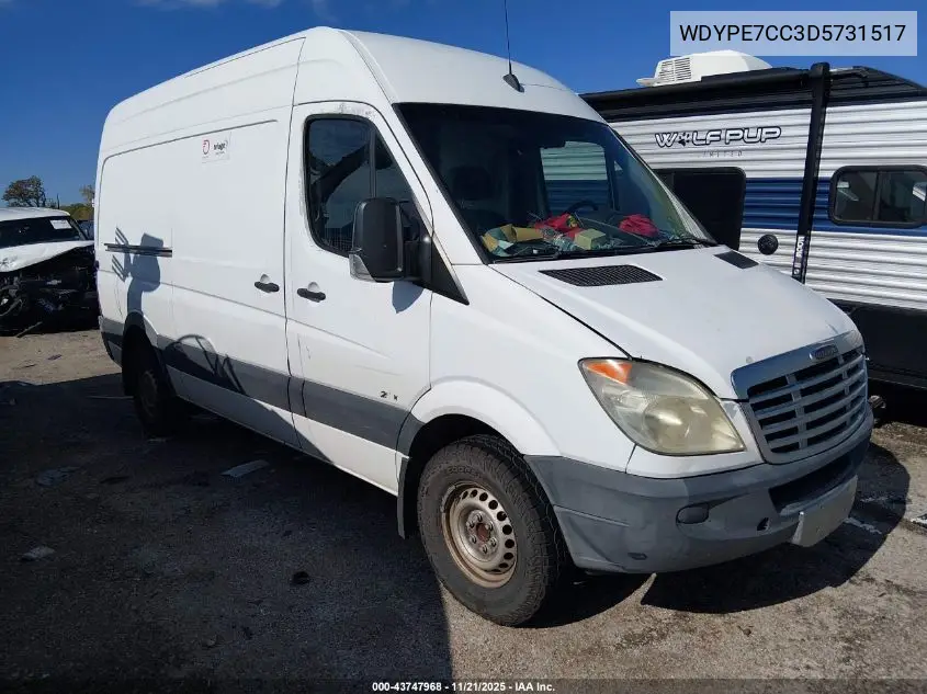 WDYPE7CC3D5731517 2013 Freightliner Sprinter 2500
