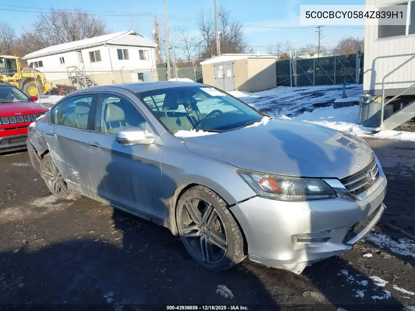 5C0CBCY0584Z839H1 2013 Hond Accord Sedan Ex-L W/Continuously Variabl