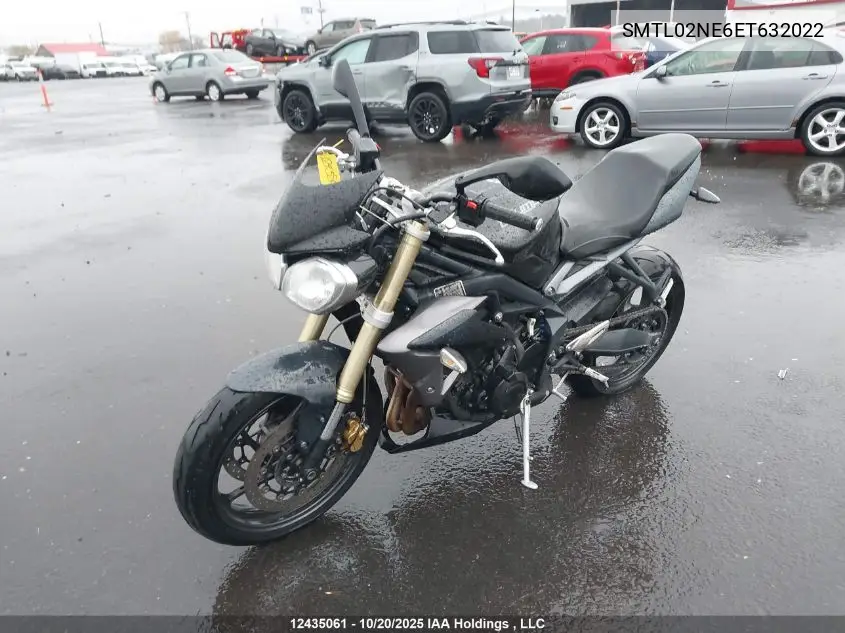 SMTL02NE6ET632022 2014 Triumph Motorcycle Street Triple