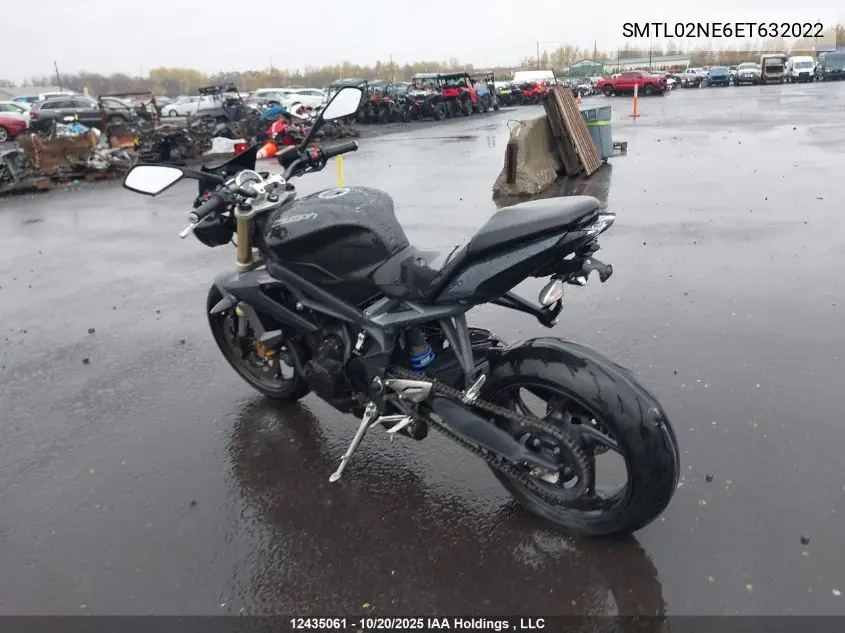 SMTL02NE6ET632022 2014 Triumph Motorcycle Street Triple