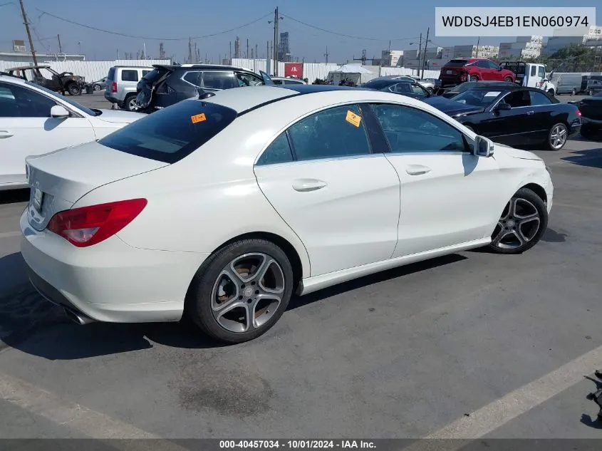 WDDSJ4EB1EN060974 2014 Benz Cla-Class Cla250 Fwd