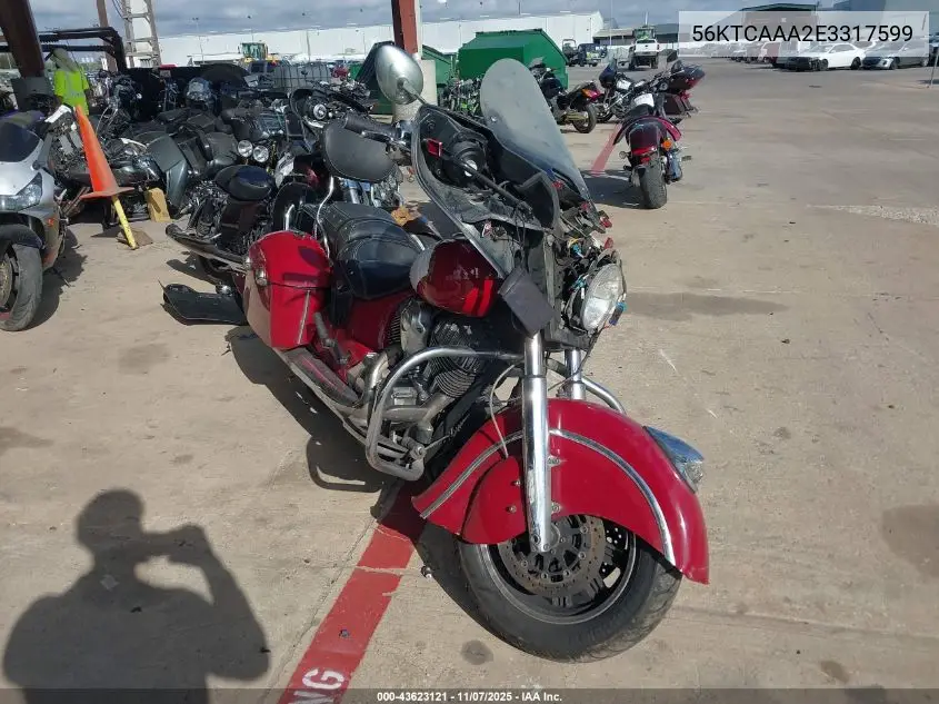 56KTCAAA2E3317599 2014 Indian Motorcycle Co. Chieftain