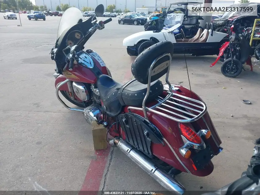 56KTCAAA2E3317599 2014 Indian Motorcycle Co. Chieftain