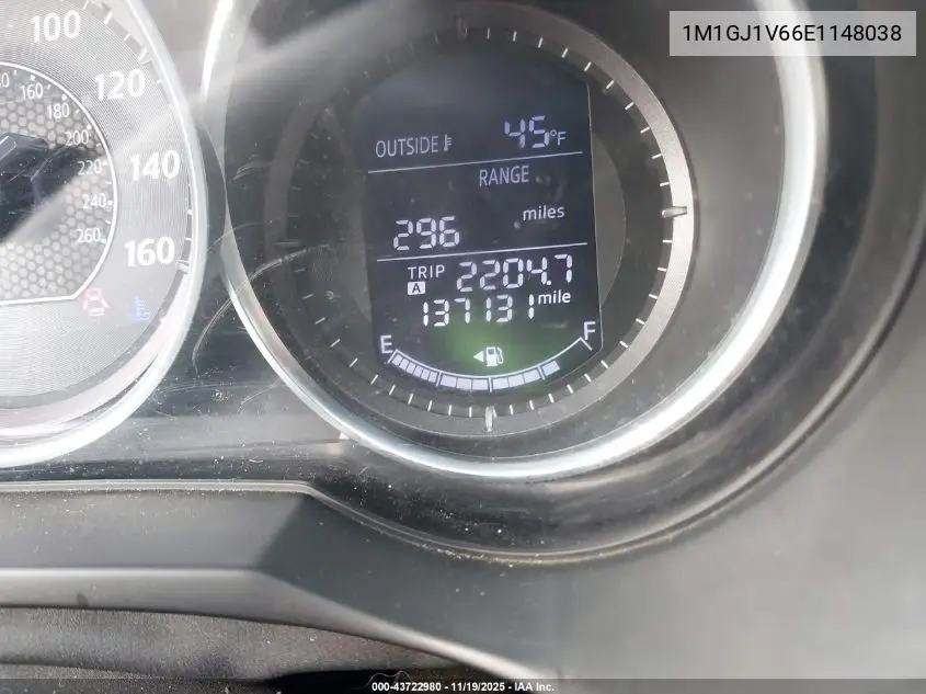 1M1GJ1V66E1148038 2014 Mazd 6 I Touring Automati