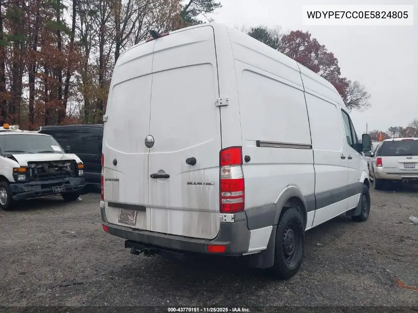 WDYPE7CC0E5824805 2014 Freightliner Sprinter 2500 Normal Roof
