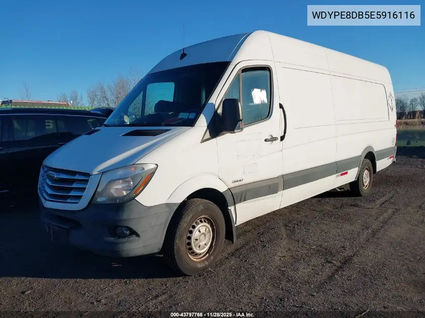 WDYPE8DB5E5916116 2014 Freightliner Sprinter 2500 High Roof