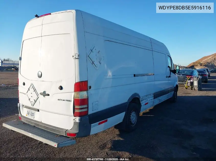 WDYPE8DB5E5916116 2014 Freightliner Sprinter 2500 High Roof