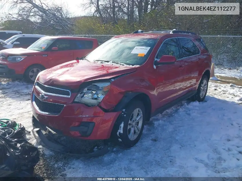 1GNALBEK4EZ112277 2014 Chevrolet Equinox 1Lt