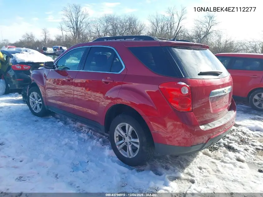 1GNALBEK4EZ112277 2014 Chevrolet Equinox 1Lt