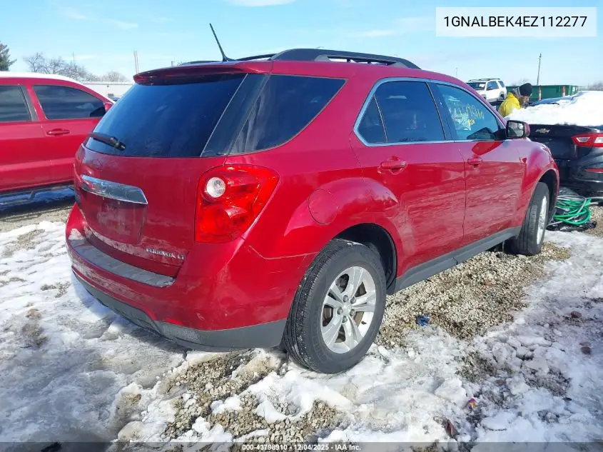 1GNALBEK4EZ112277 2014 Chevrolet Equinox 1Lt
