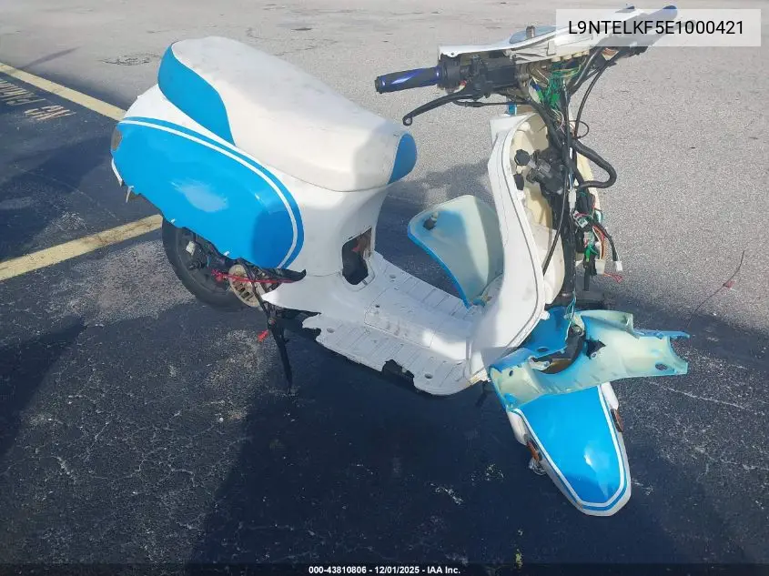L9NTELKF5E1000421 2014 Zhejiang Scooter