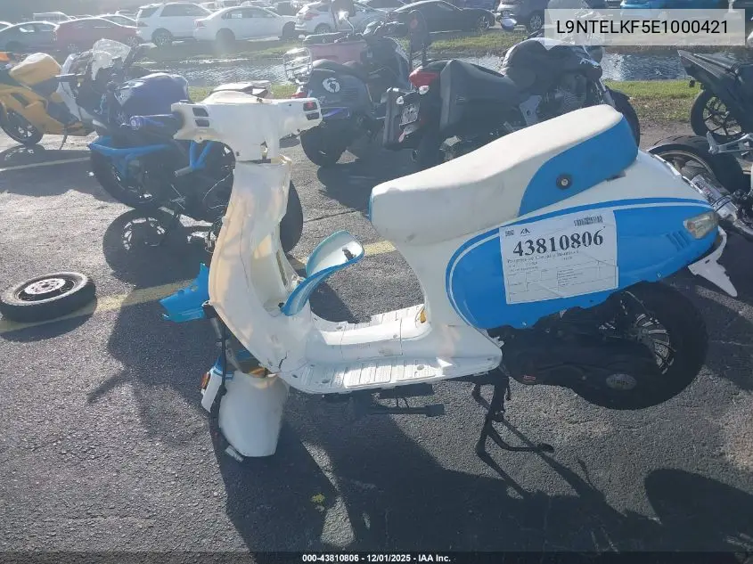 L9NTELKF5E1000421 2014 Zhejiang Scooter