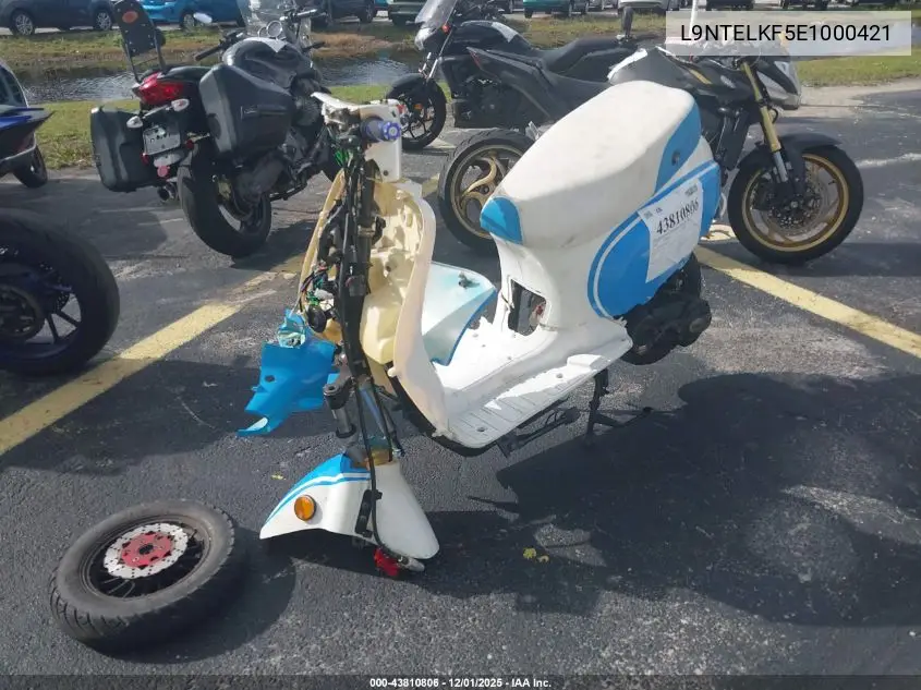 L9NTELKF5E1000421 2014 Zhejiang Scooter