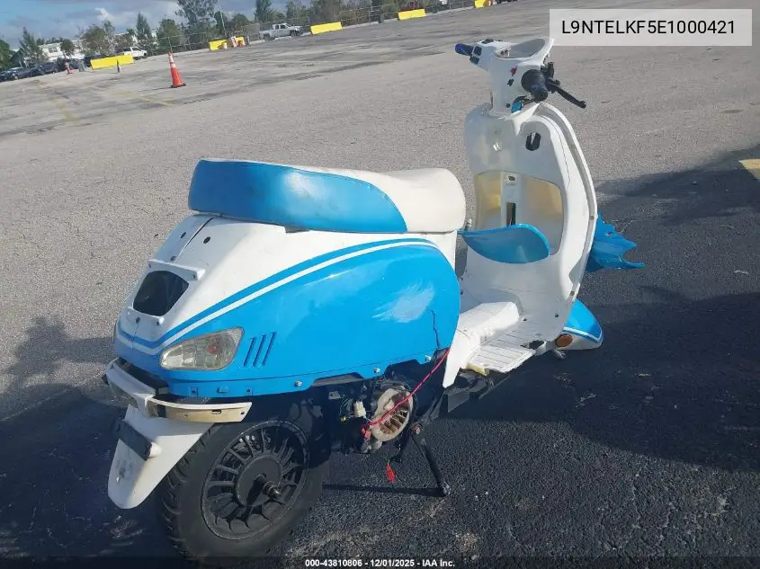 L9NTELKF5E1000421 2014 Zhejiang Scooter