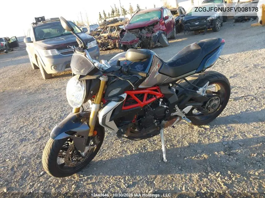 ZCGJFGNU3FV008178 2015 M. V. Agusta Brutale 800 Rr