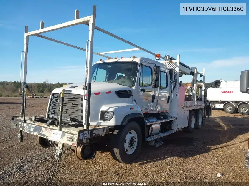 2015 Freightliner 114Sd VIN: 1FVHG3DV6FHGE3360 Lot: 43322834