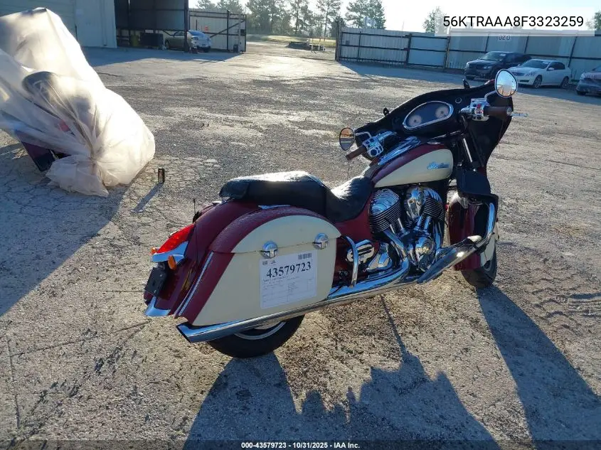 56KTRAAA8F3323259 2015 Indian Motorcycle Co. Roadmaster
