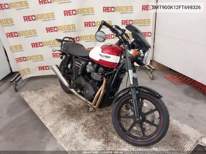 SMT900K12FT698326 2015 Triumph Motorcycle Bonneville