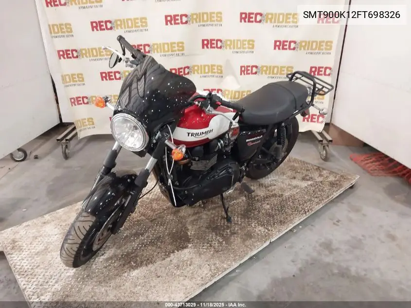SMT900K12FT698326 2015 Triumph Motorcycle Bonneville