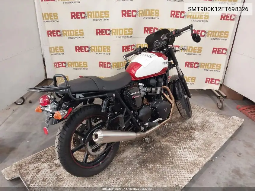 SMT900K12FT698326 2015 Triumph Motorcycle Bonneville