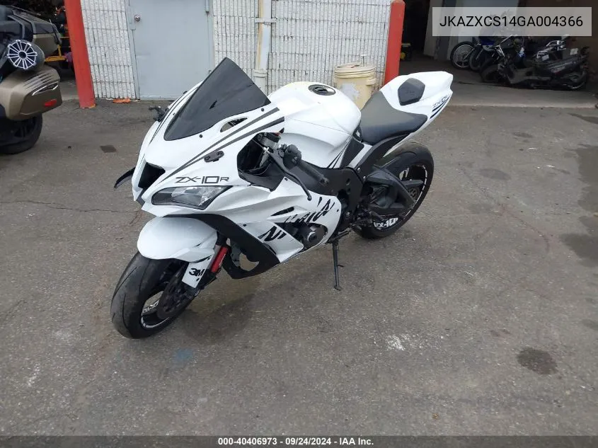 JKAZXCS14GA004366 2016 Kawasaki Zx1000 S