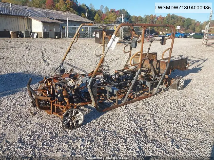 LWGMDWZ13GA000986 2016 Hisu Cub Cadet