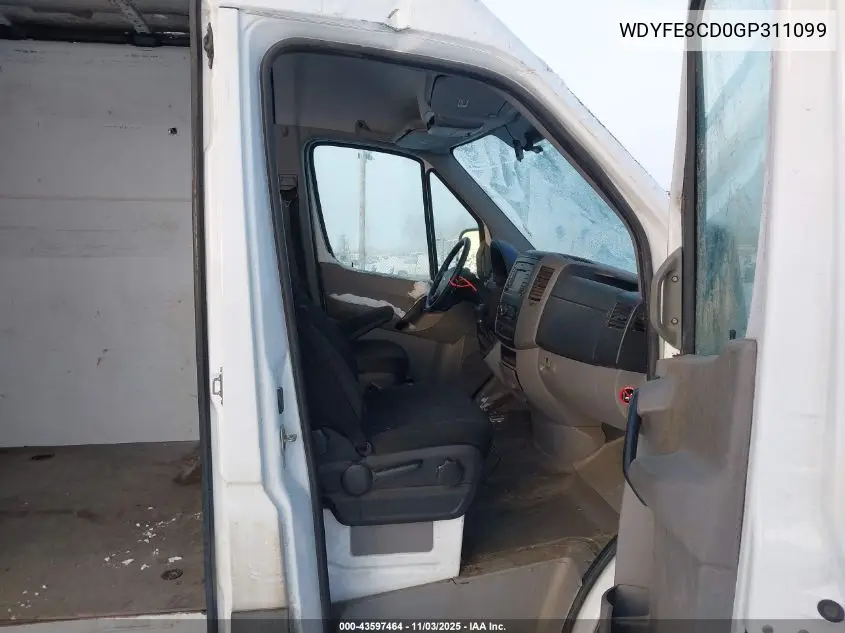 WDYFE8CD0GP311099 2016 Freightliner Sprinter 2500 High Roof