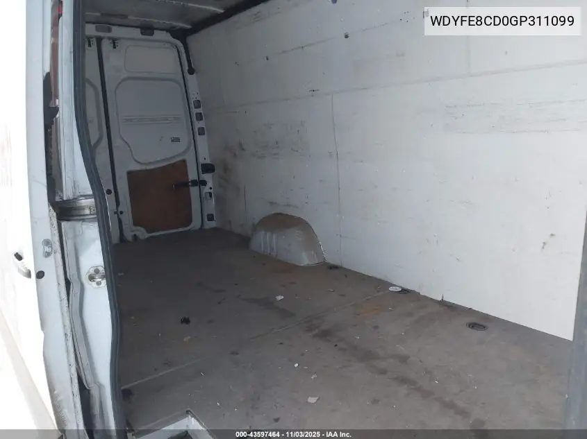 WDYFE8CD0GP311099 2016 Freightliner Sprinter 2500 High Roof